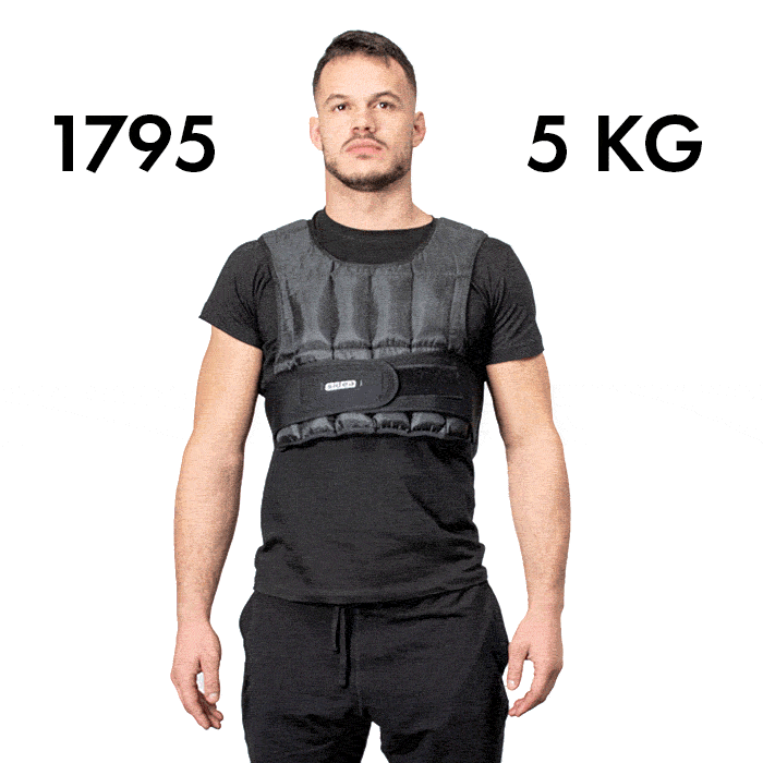 TurnerMAX Weighted Vest Jackets Removable Fitness Training Gym Exercise MMA Gel 