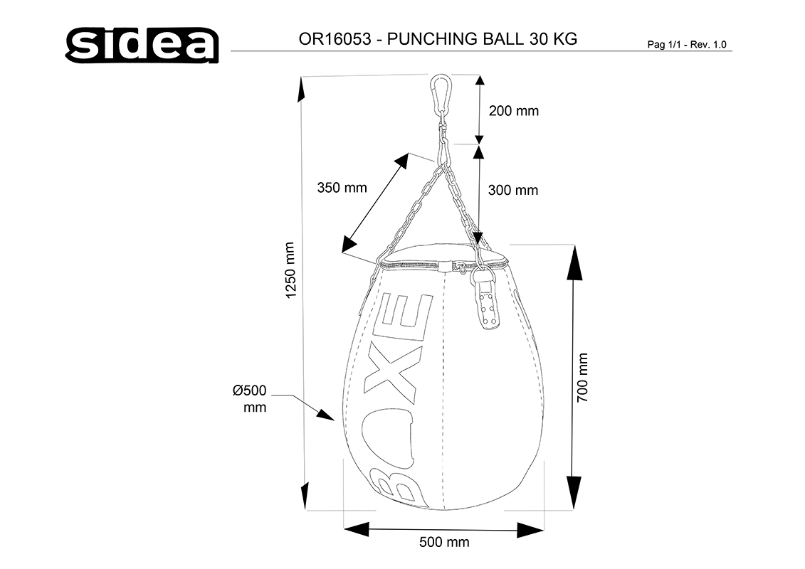 OR16053 - Punching Ball 30 Kg
