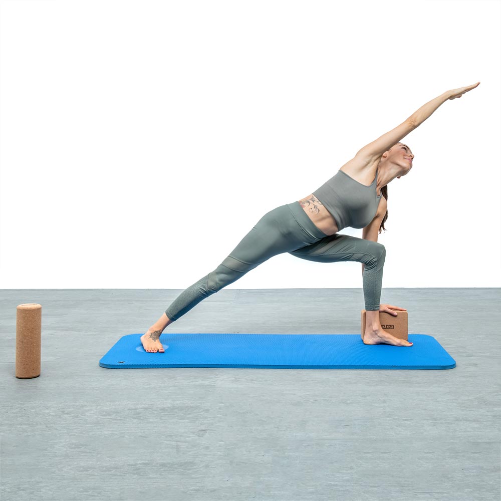 Cork Yoga Block Balance Accessories Stretching Support Exercise