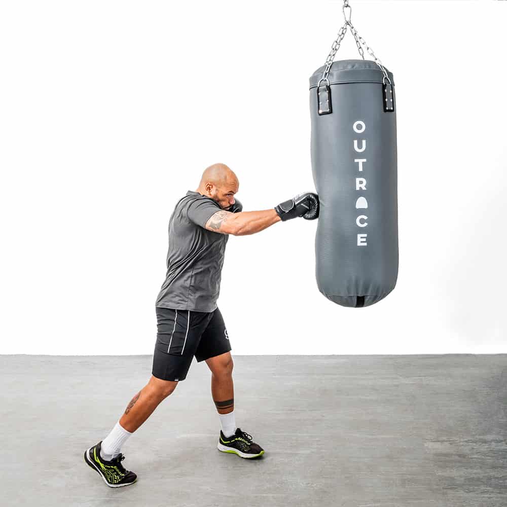 Venum Classic Boxing Punching Bag - 100 lbs - Black/White - Heavy Bag Kit -  Walmart.com