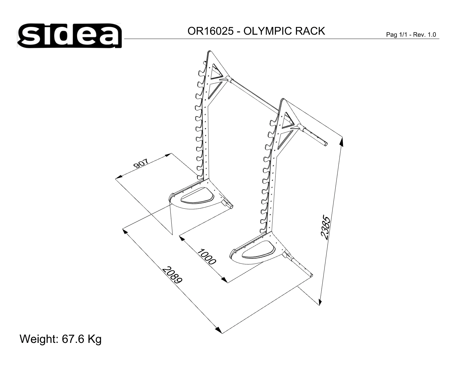 OR16025S - OLYMPIC RACK - QUOTE