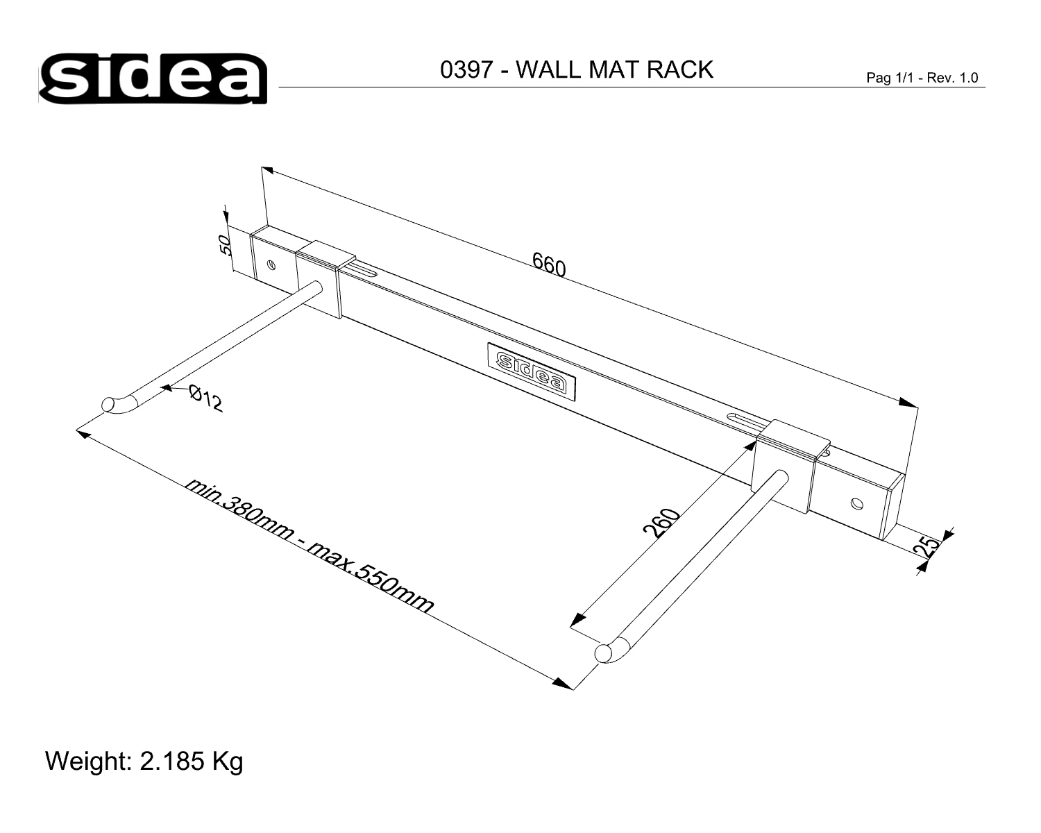 0397 - Wall Mat Rack-1